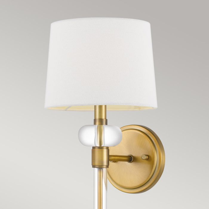 Barbour 1 Light Wall Light - Weathered Brass