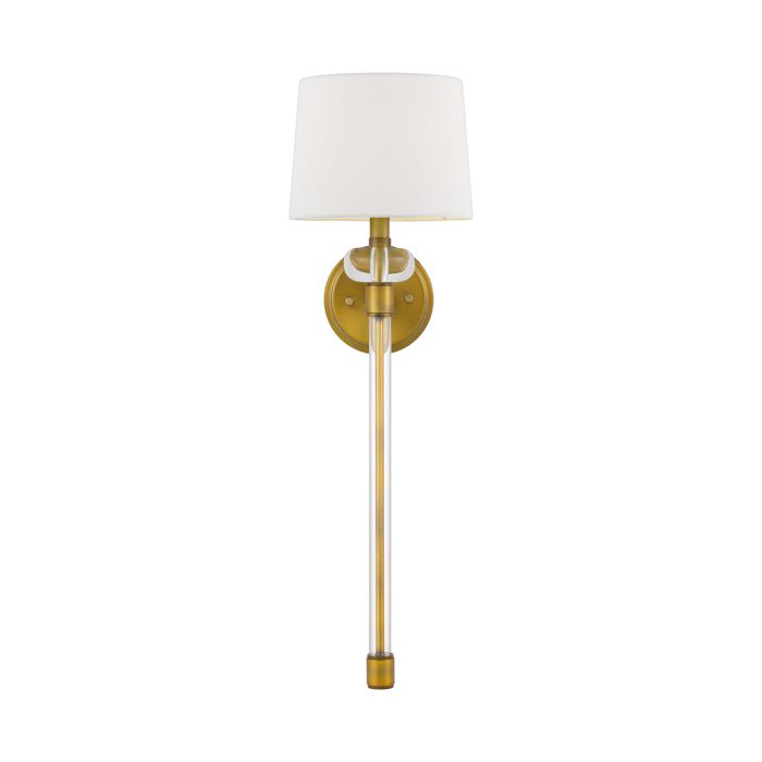 Barbour 1 Light Wall Light - Weathered Brass