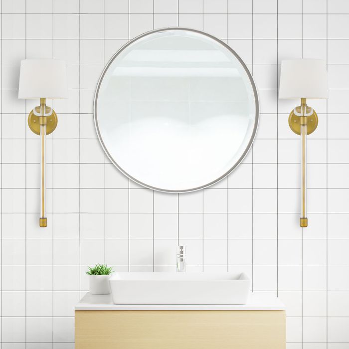 Barbour 1 Light Wall Light - Weathered Brass