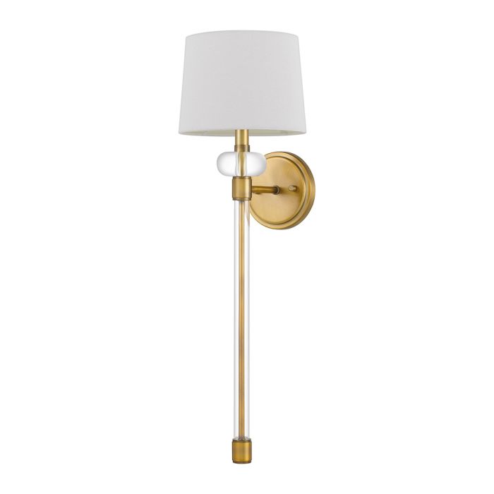 Barbour 1 Light Wall Light - Weathered Brass