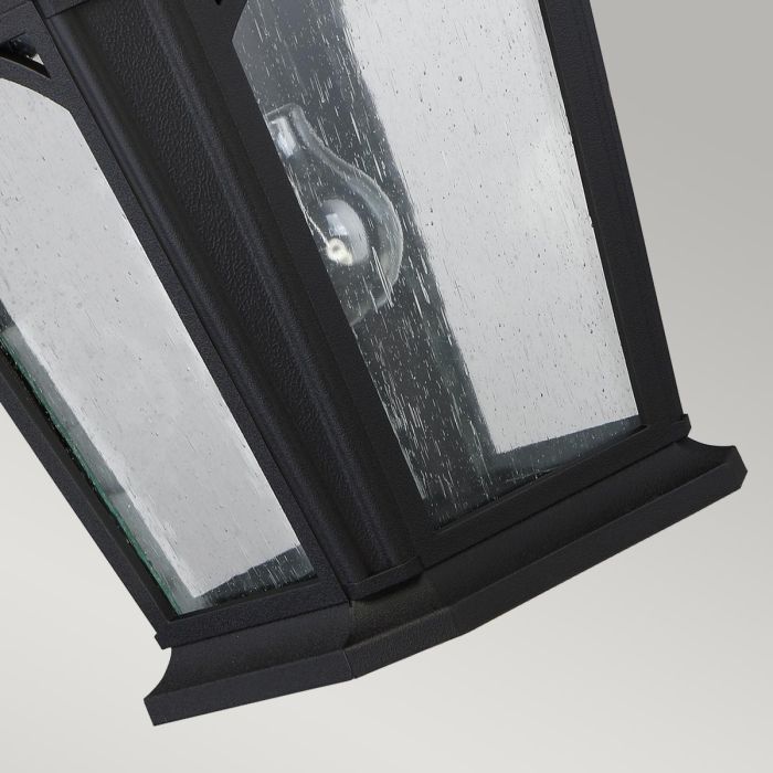 Bedford 1 Light Large Wall Lantern - Mystic Black
