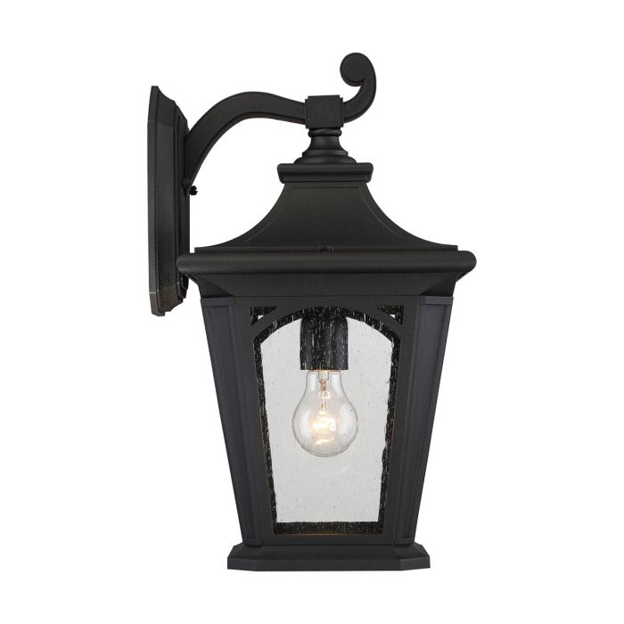 Bedford 1 Light Large Wall Lantern - Mystic Black
