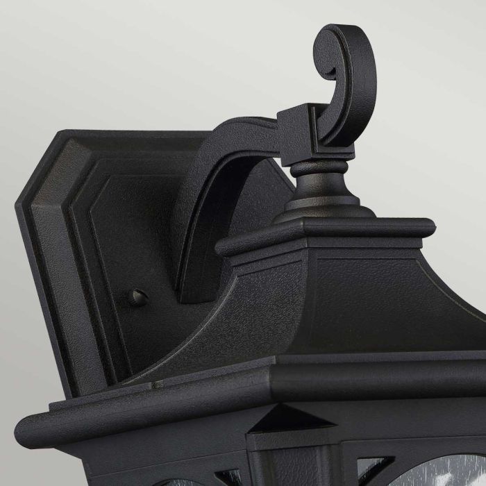 Bedford 1 Light Medium Wall Lantern - Mystic Black