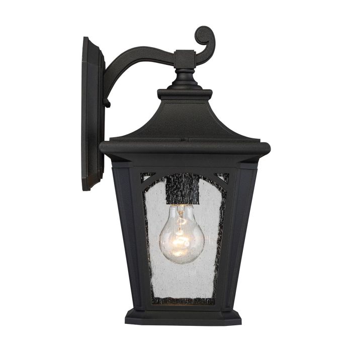 Bedford 1 Light Medium Wall Lantern - Mystic Black