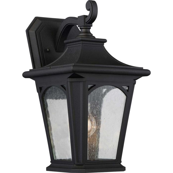 Bedford 1 Light Medium Wall Lantern - Mystic Black