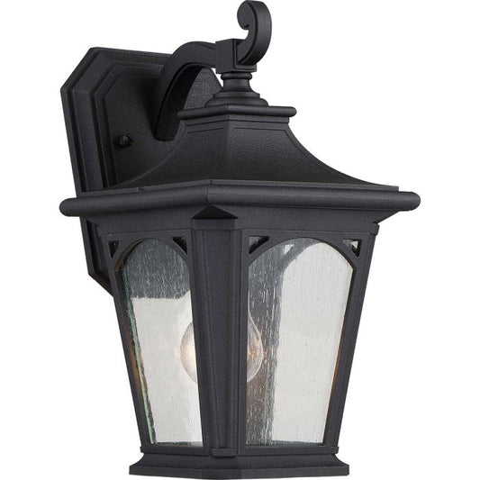 Bedford 1 Light Small Wall Lantern - Mystic Black