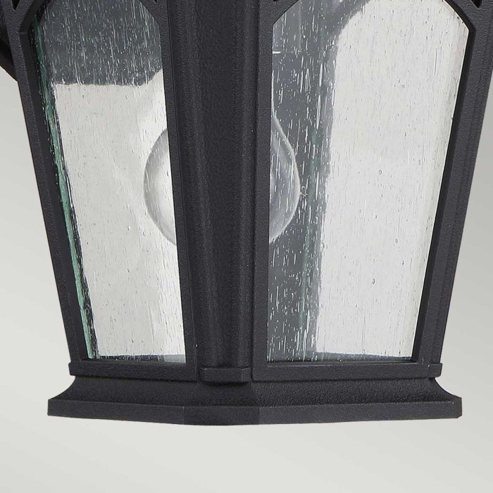 Bedford 1 Light Small Wall Lantern - Mystic Black