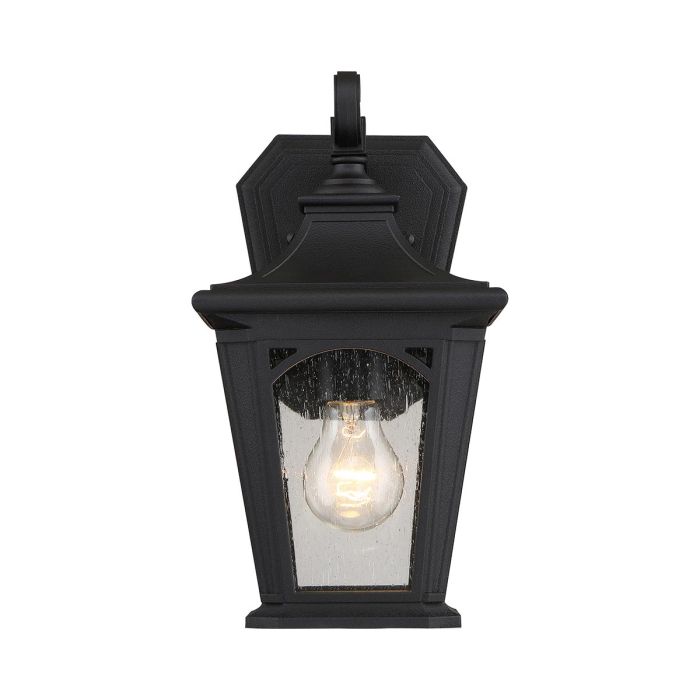 Bedford 1 Light Small Wall Lantern - Mystic Black