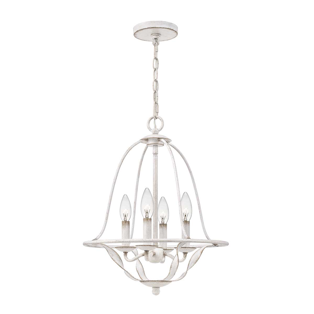 Bradbury 4 Light Pendant – Antique White