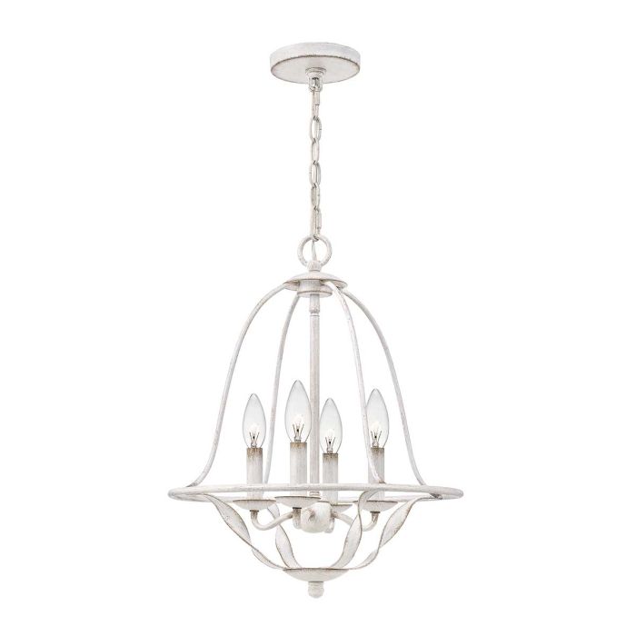 Bradbury 4 Light Pendant - Antique White