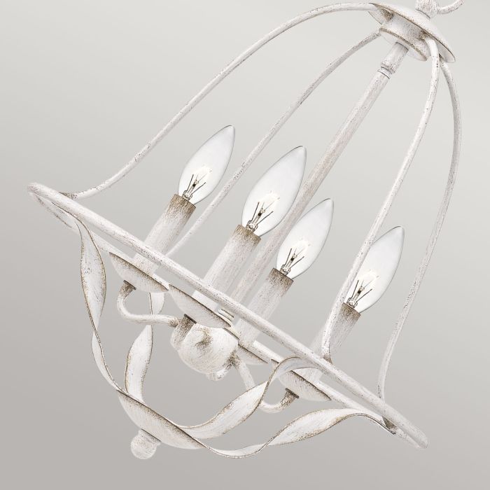 Bradbury 4 Light Pendant - Antique White