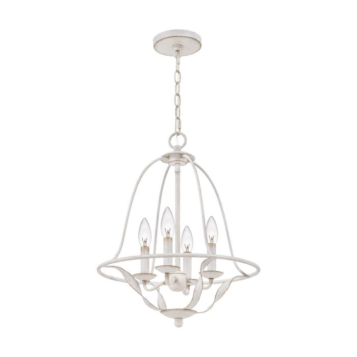 Bradbury 4 Light Pendant - Antique White