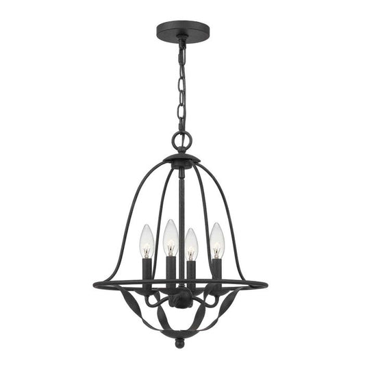Bradbury 4 Light Pendant - Grey Ash