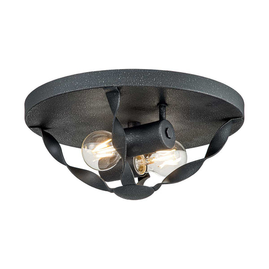 Bradbury 2 Light Flush Mount – Grey