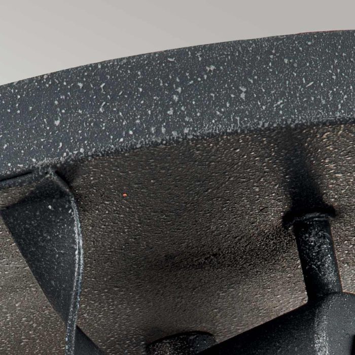 Bradbury 2 Light Flush - Grey Ash