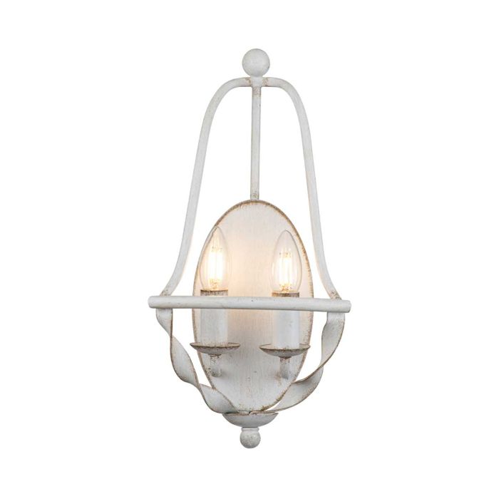 Bradbury 2 Light Wall Light - Antique White