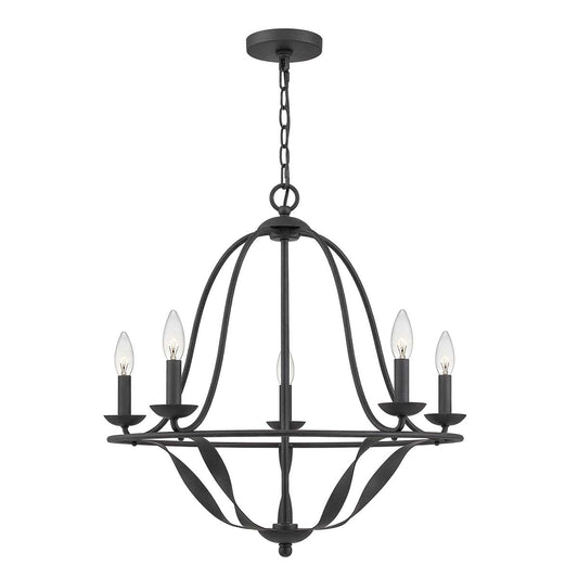 Bradbury 5 Light Chandelier – Grey