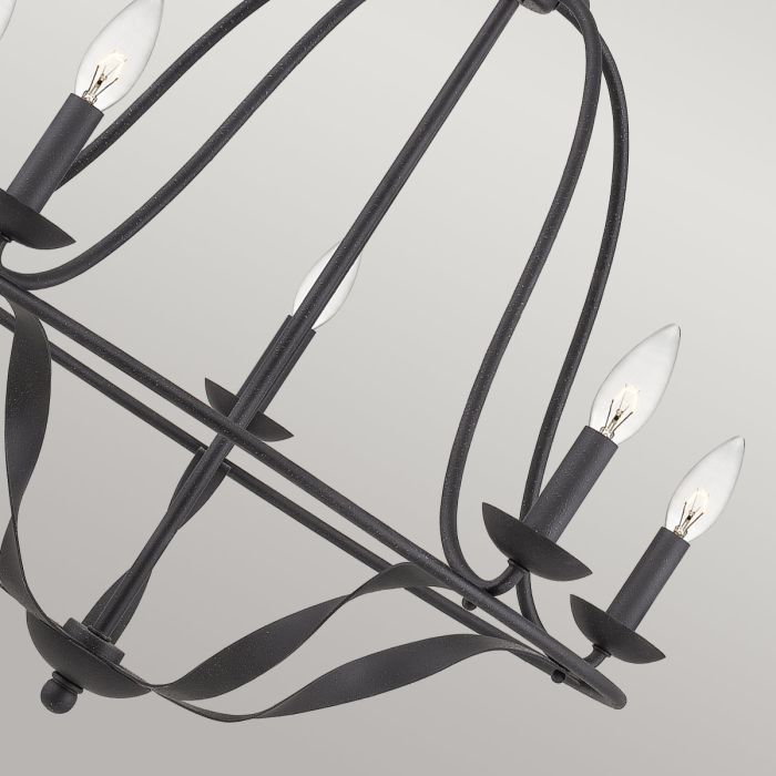 Bradbury 5 Light Chandelier - Grey Ash