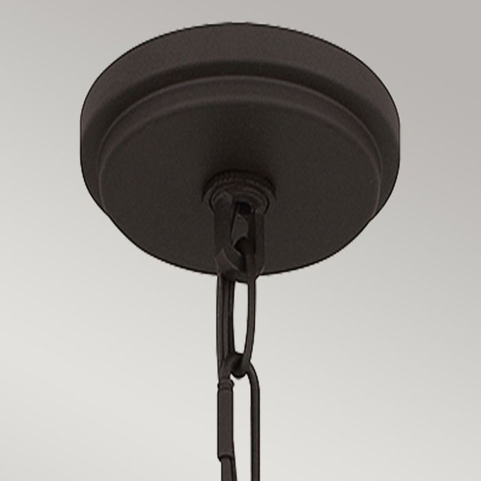 Brecken 2 lt Pendant Light - Old Bronze and faux Alabaster glass Shade