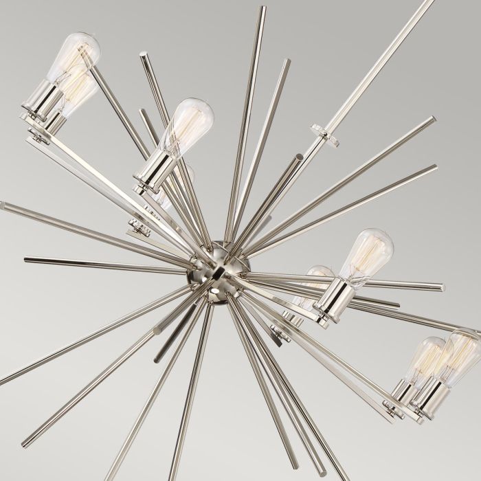 Carnegie 8 Light Chandelier - Imperial Silver