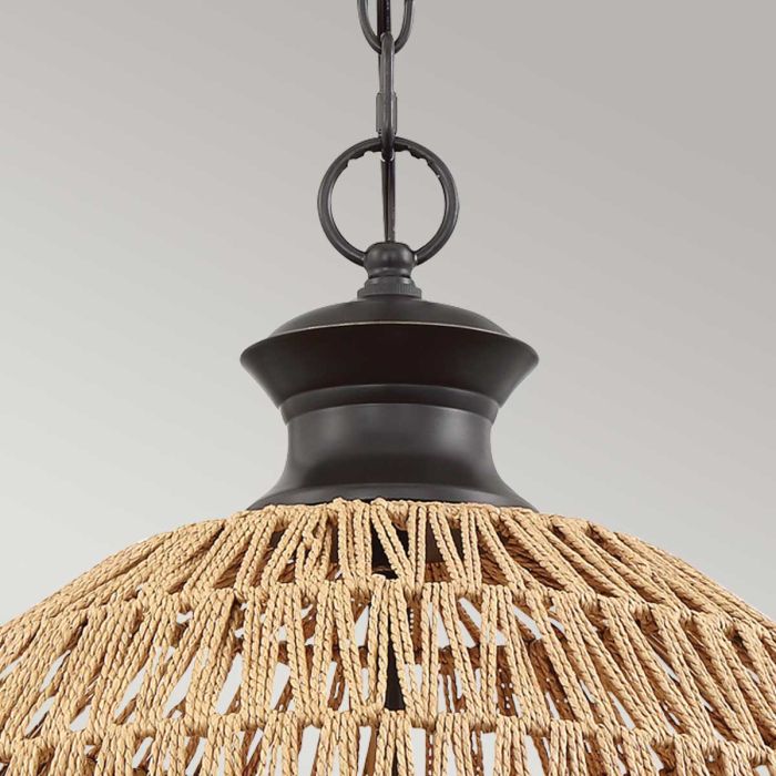 Casablanca 3 lt Pendant - Palladian Bronze