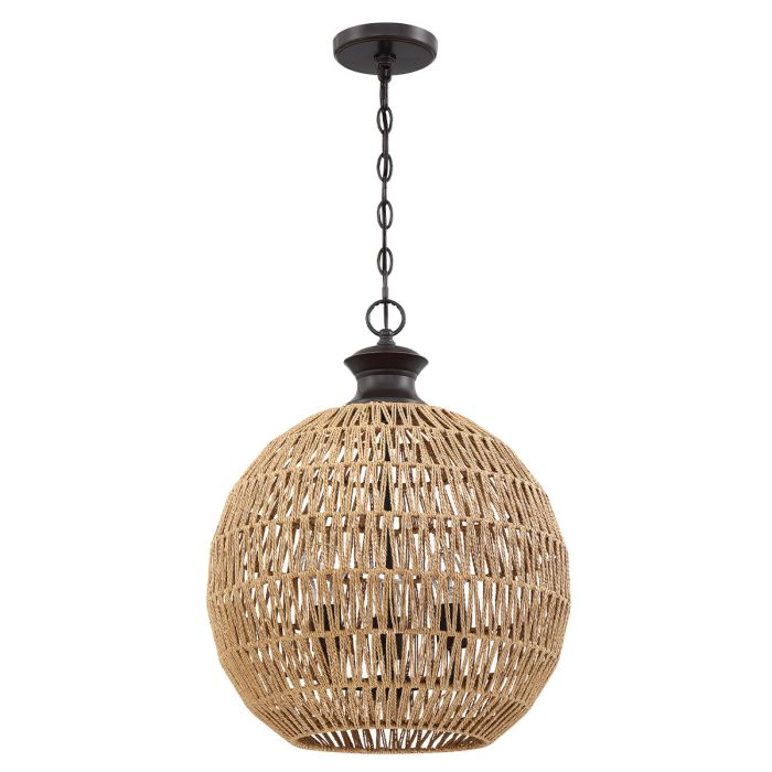 Casablanca 3 lt Pendant - Palladian Bronze