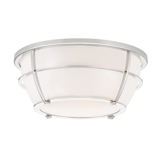 Chance 2 Light Flush Mount – Polished Chrome