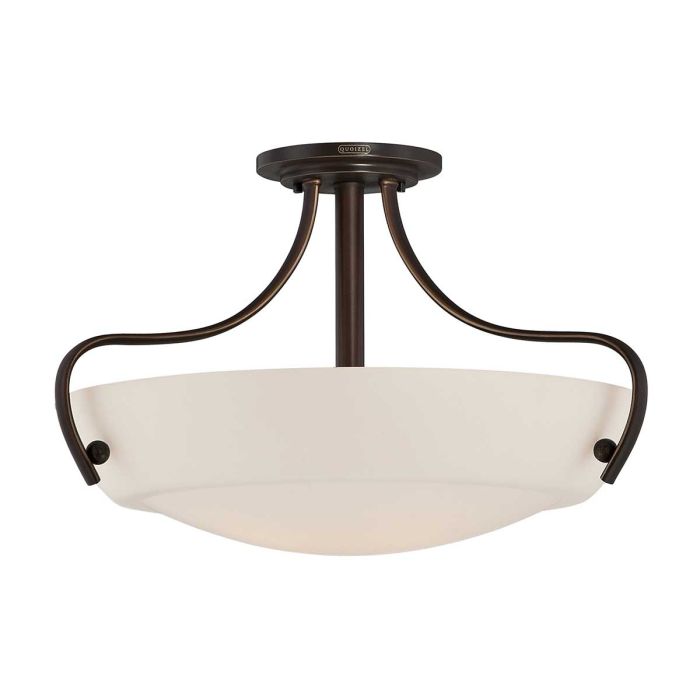 Chantilly 3 Light Semi-Flush Light - Palladian Bronze