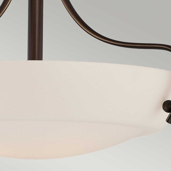 Chantilly 3 Light Semi-Flush Light - Palladian Bronze