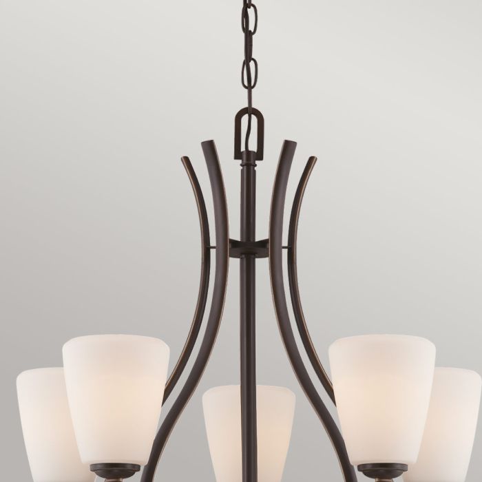 Chantilly 5 Light Chandelier - Palladian Bronze