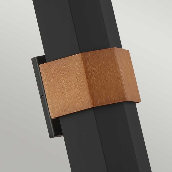 Chasm LED Wall Lantern - Large - Matte Black