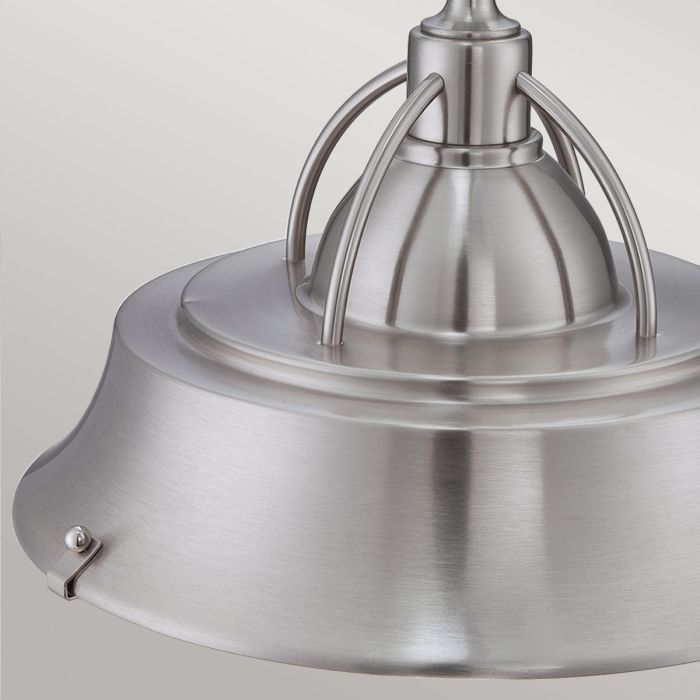 Cody 2 Light Pendant in Brushed Nickel - Brushed Nickel