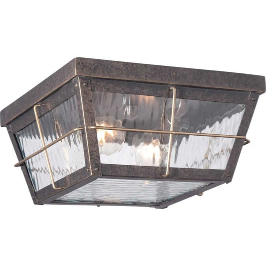 Cortland 2 Light Outdoor Flush - Imperial Bronze