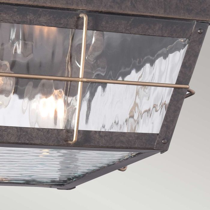 Cortland 2 Light Outdoor Flush - Imperial Bronze