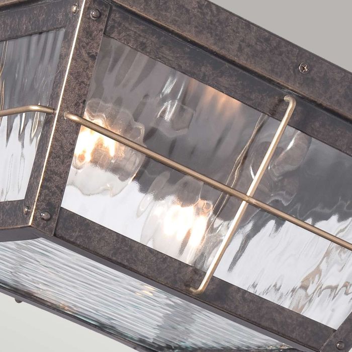 Cortland 2 Light Outdoor Flush - Imperial Bronze