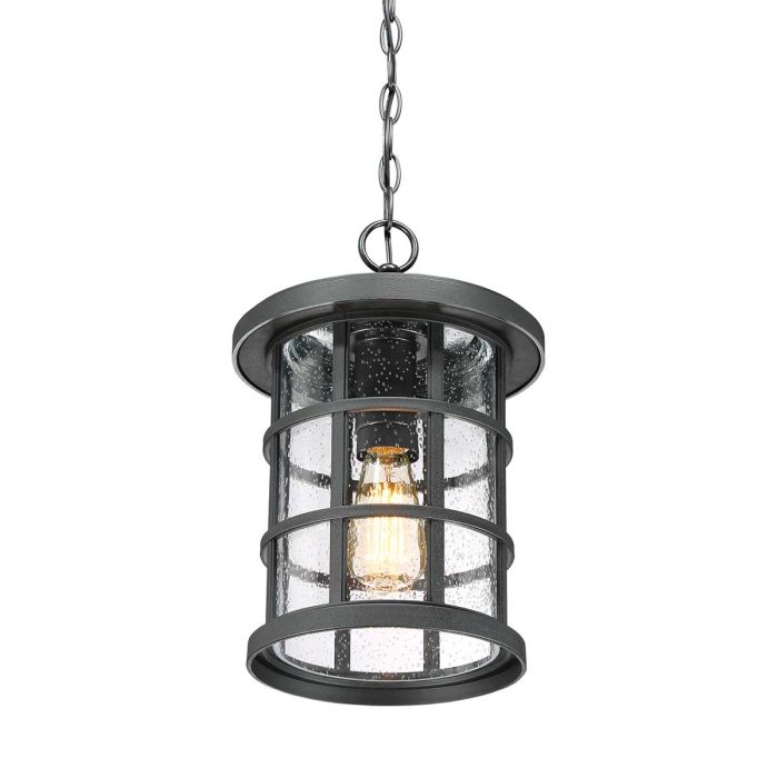 Crusade 1 Light Chain Lantern - Earth Black