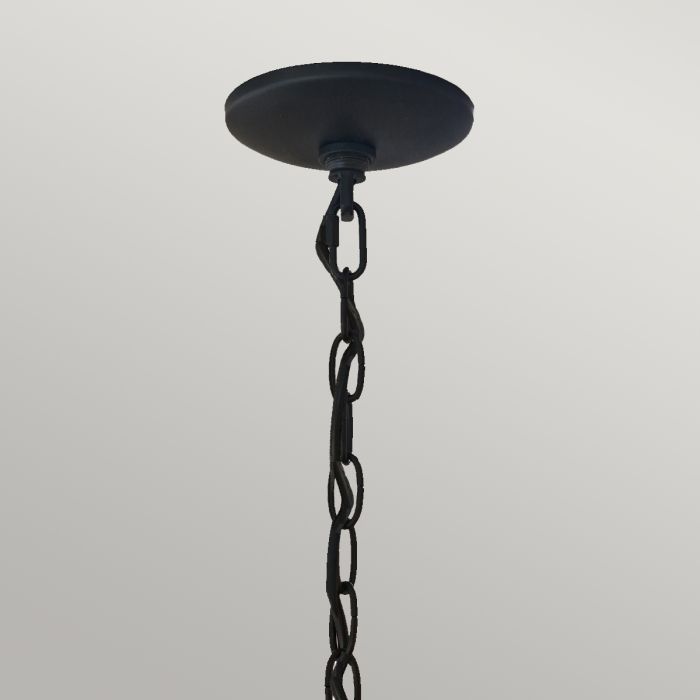 Crusade 1 Light Chain Lantern - Earth Black