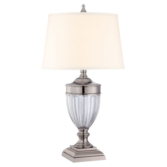 Dennison 1 Light Table Lamp - Polished Nickel