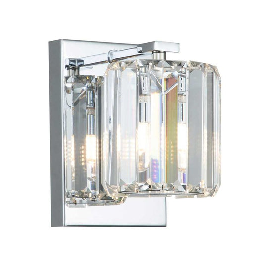 Divine 1 Light Wall Light - Polished Chrome