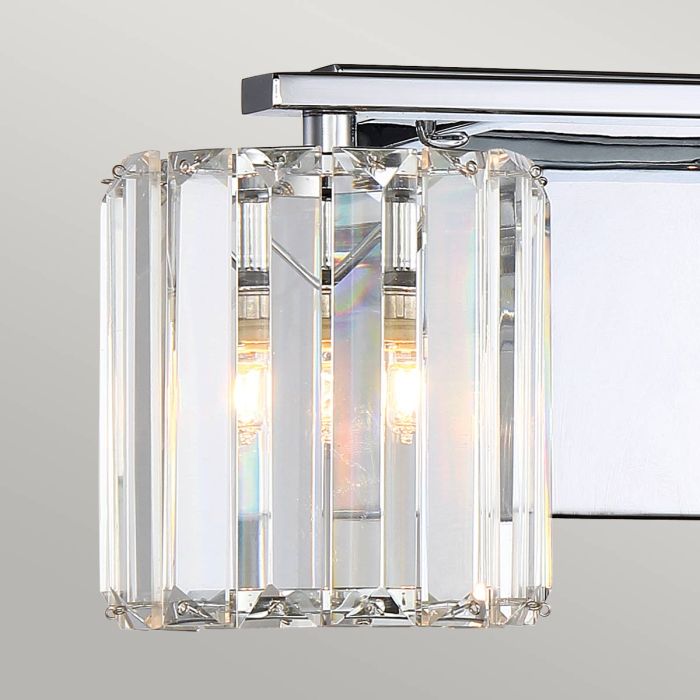 Divine 2 Light Wall Light - Polished Chrome