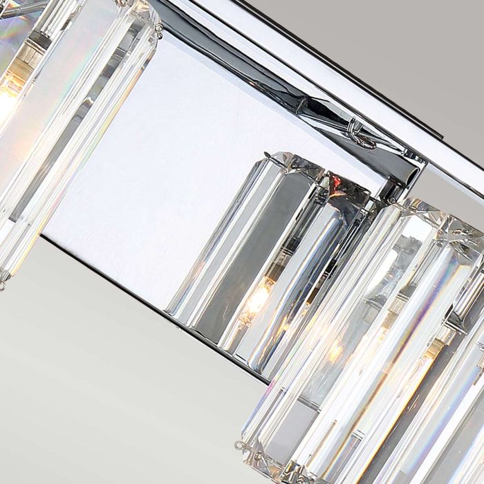 Divine 2 Light Wall Light - Polished Chrome