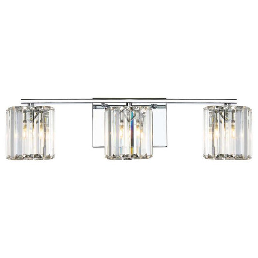 Divine 3 Light Wall Light - Polished Chrome