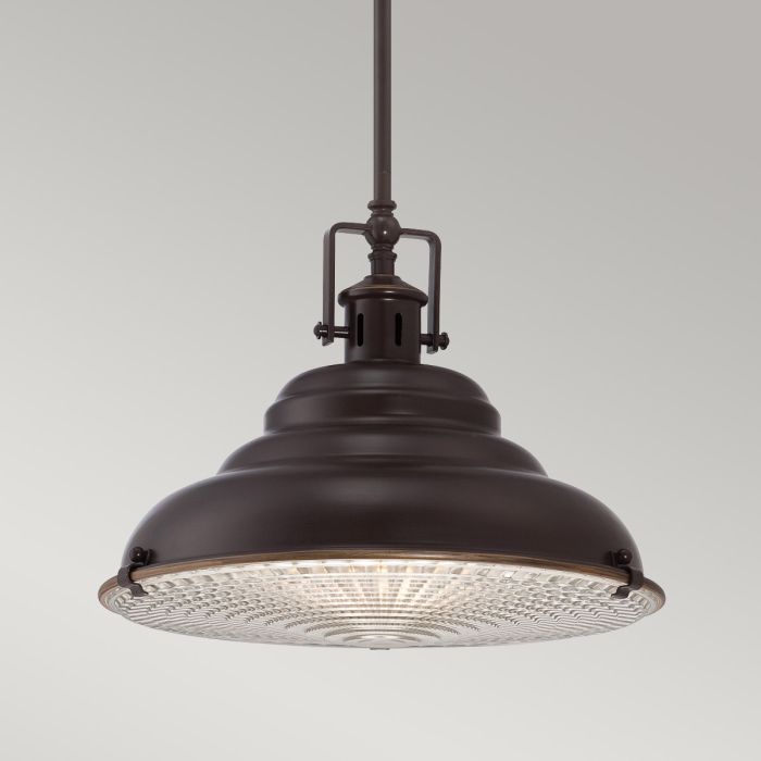 East Vale 1 Light Large Pendant - Palladian Bronze