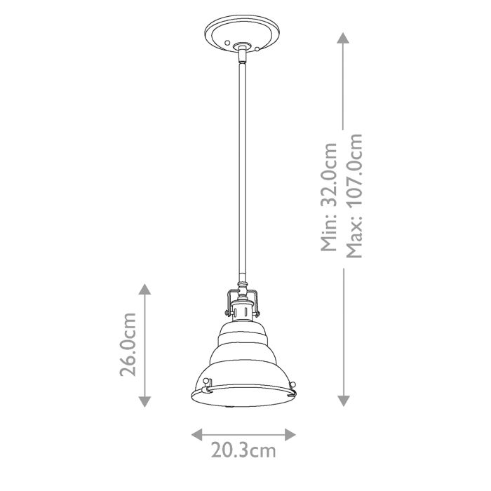 East Vale 1 Light Mini Pendant - Palladian Bronze