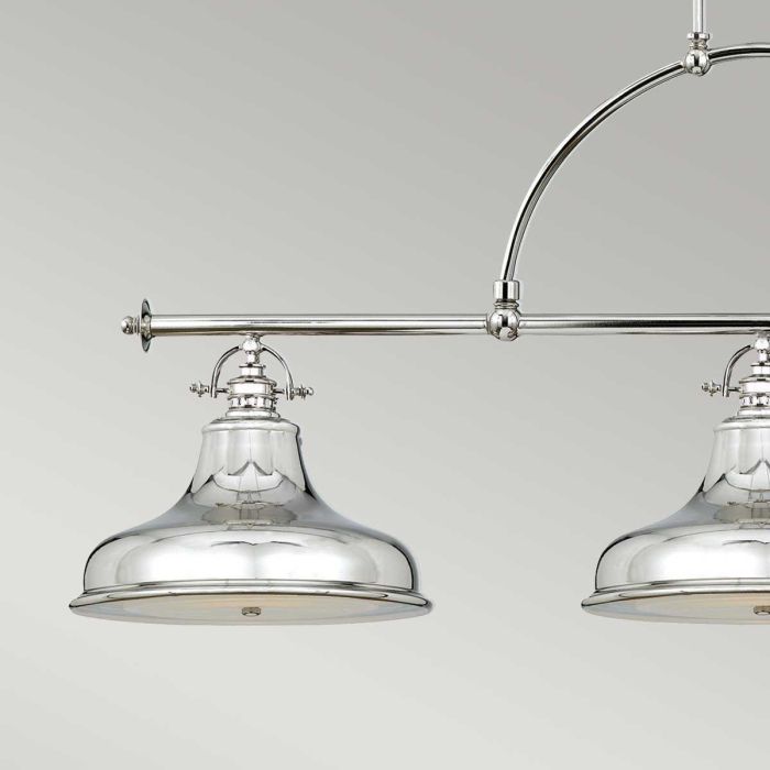 Emery 3 Light Island Light - Imperial Silver