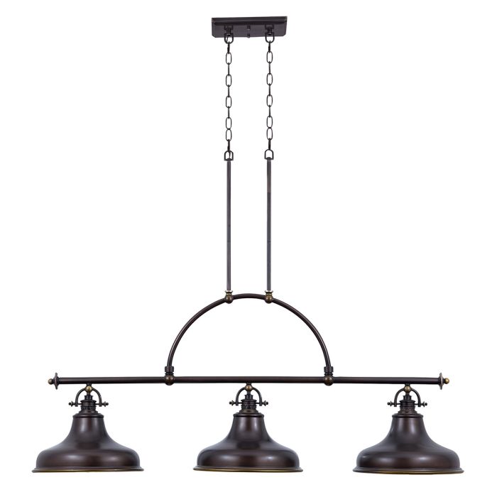 Emery 3 Light Island Light - Palladian Bronze