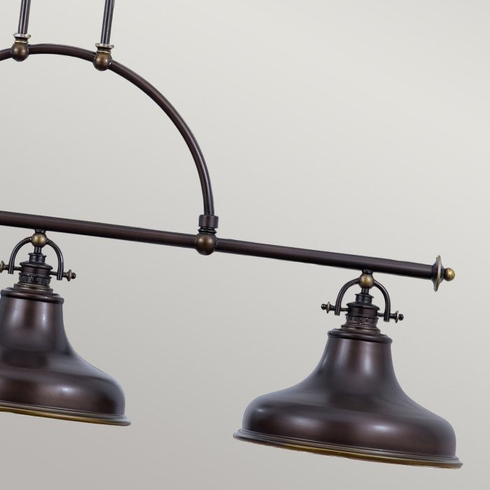 Emery 3 Light Island Light - Palladian Bronze