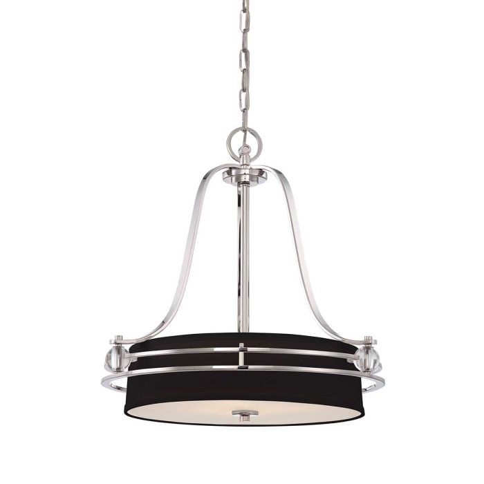 Gotham 4 Light Pendant - Imperial Silver