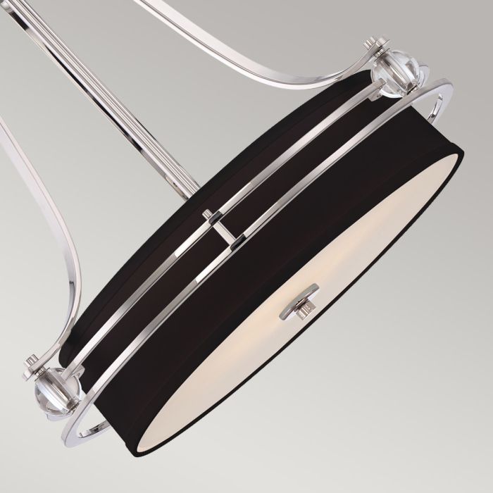 Gotham 4 Light Pendant - Imperial Silver