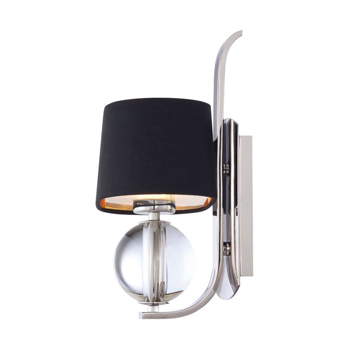 Gotham 1 Light Wall Light - Imperial Silver